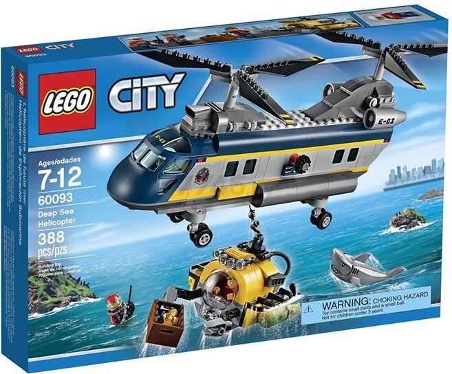 Конструктор LEGO City Вертолет исследователей моря (60093)