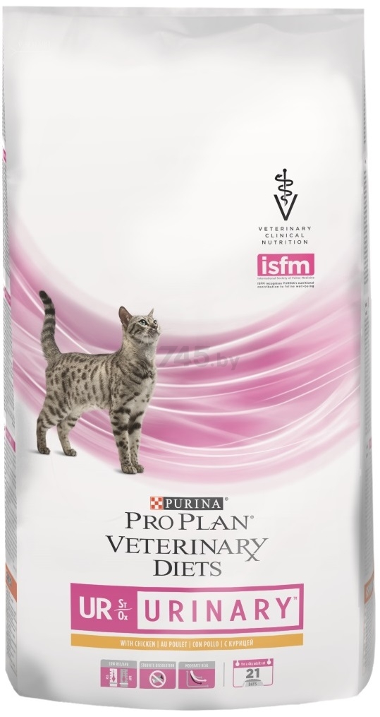 Сухой корм для кошек PURINA PRO PLAN UR ST/OX Urinary курица 1,5 кг (7613287587701) - Фото 5