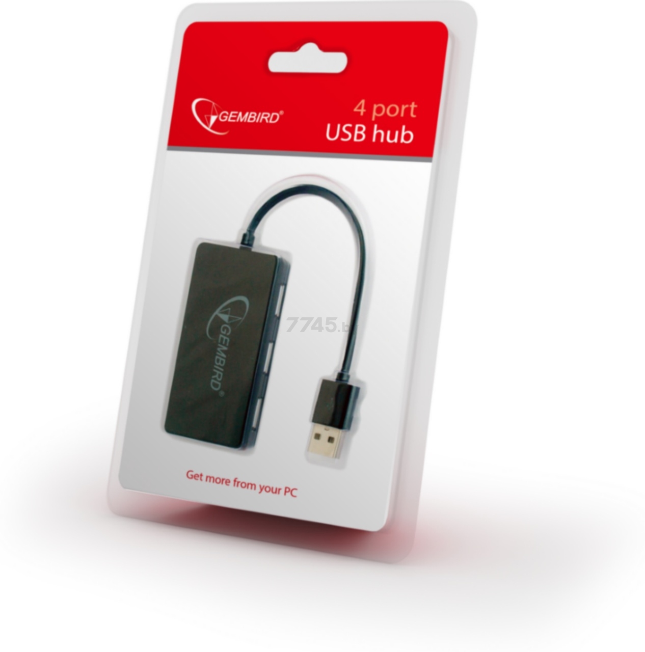 USB-хаб GEMBIRD UHB-U2P4-03 - Фото 3