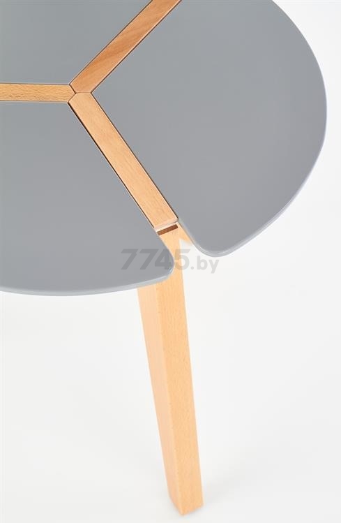 Стол журнальный HALMAR Zeta серый 50х50х45 см (V-CH-ZETA-LAW-POPIEL) - Фото 3