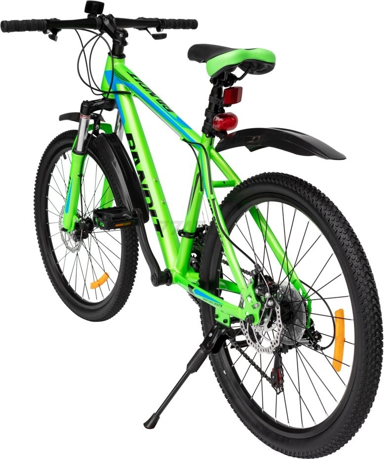 Велосипед RS Bandit 24” зеленый/синий - Фото 4