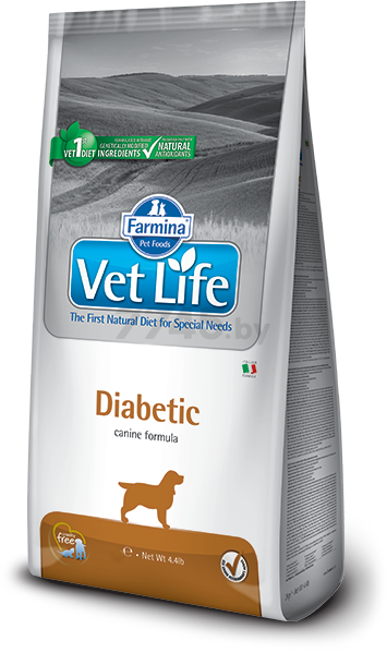 Сухой корм для собак FARMINA Vet Life Diabetic 2 кг (8010276031297)
