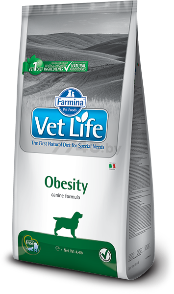 Сухой корм для собак FARMINA Vet Life Obesity 2 кг (8010276025258)
