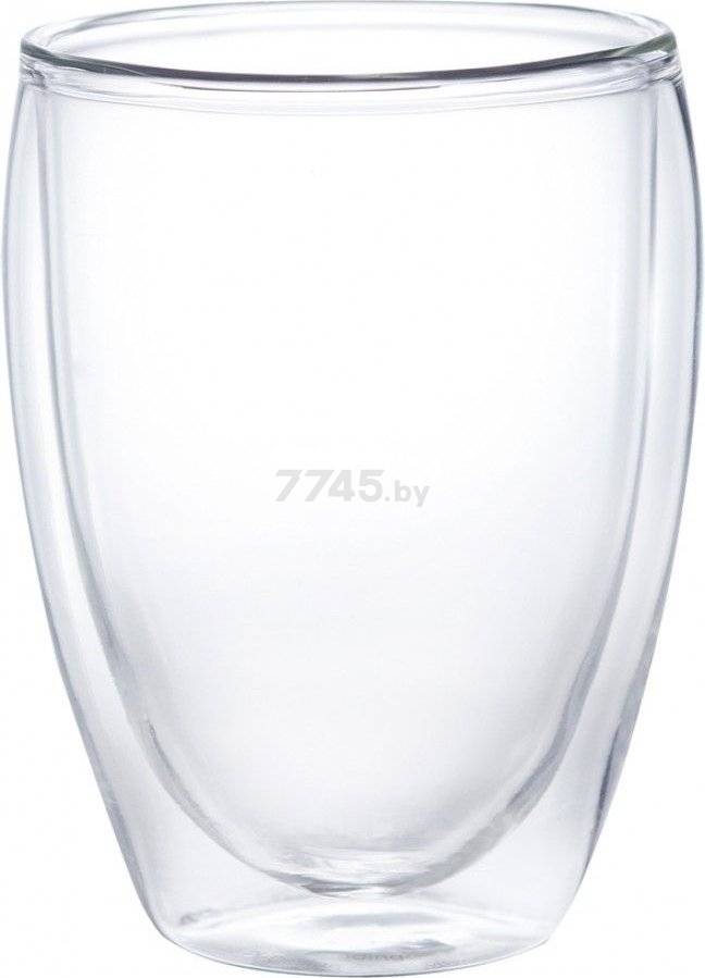 Набор стаканов WALMER King с двойными стенками 2 штуки 350 мл (W02001035)