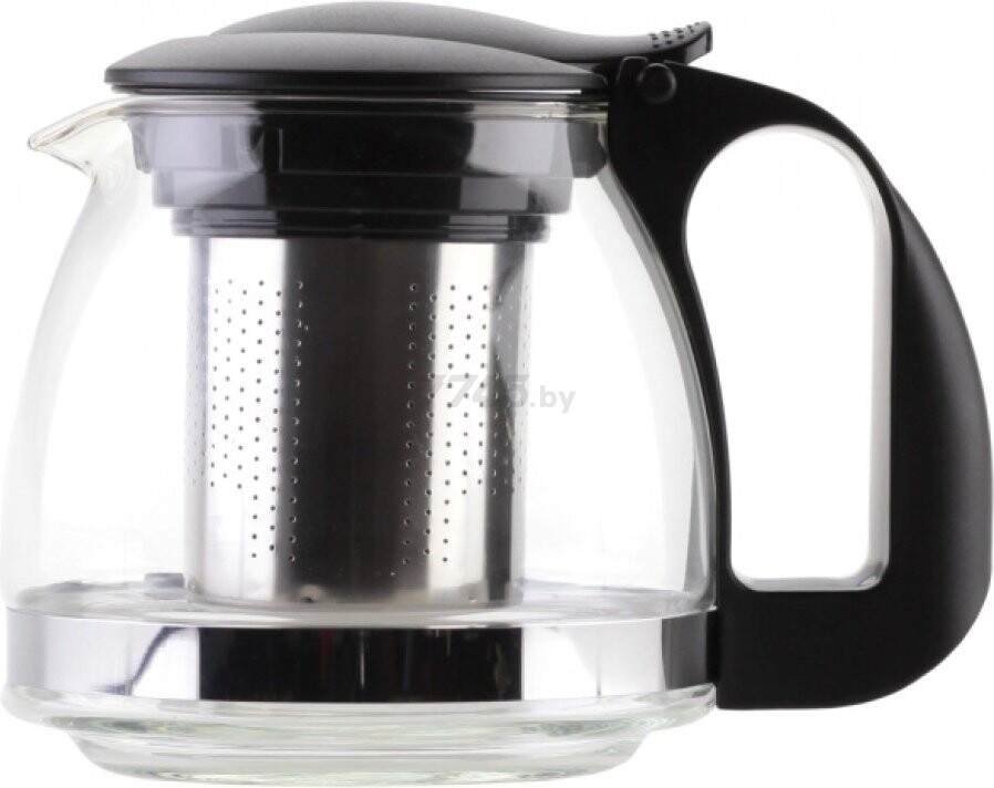 Заварочный чайник стеклянный WALMER Aster 0,7 л черный (W15006070)
