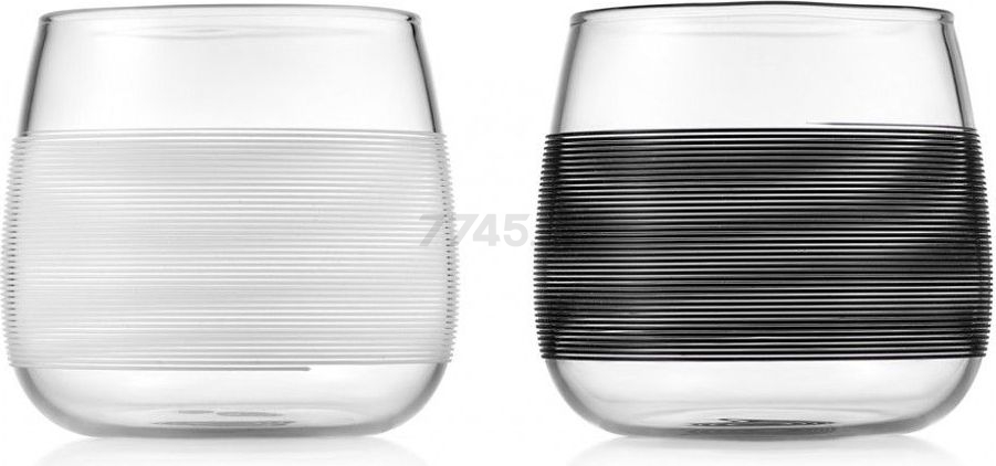 Набор стаканов WALMER Strip 2 штуки 220 мл (w29201066)