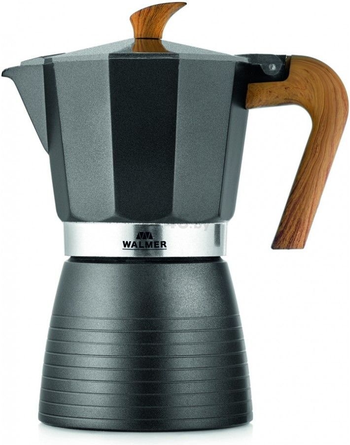 Кофеварка гейзерная WALMER Blackwood 0,3 л серый (W37000604)