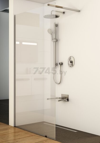 Стенка душевая RAVAK ST Walk-In Wall 120x200 блестящий/прозрачное стекло (GW9WG0C00Z1)