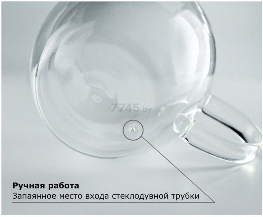 Набор стаканов WALMER Future с двойными стенками 2 штуки 350 мл (WP3606035) - Фото 5