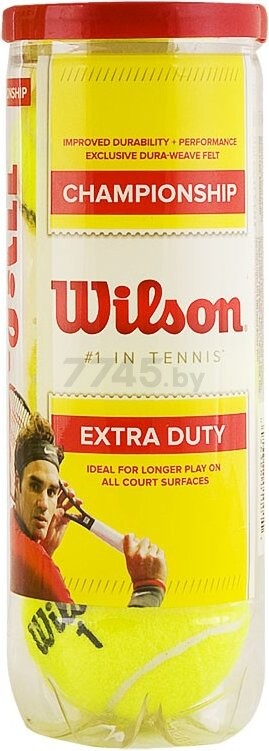 Комплект мячиков WILSON Championship Extra Duty (WRT100101)