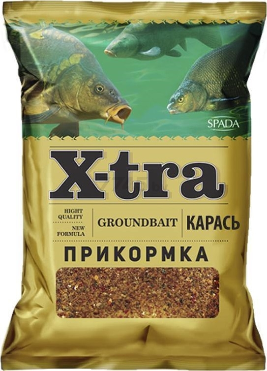 Прикормка рыболовная X-TRA Карась коричневый чеснок 0,75 кг (XTR-01)