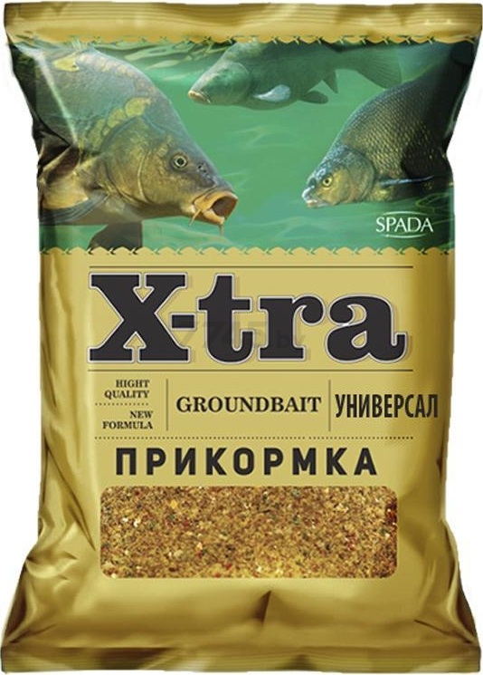 Прикормка рыболовная X-TRA Универсал желтый конопля 0,75 кг (XTR-012)