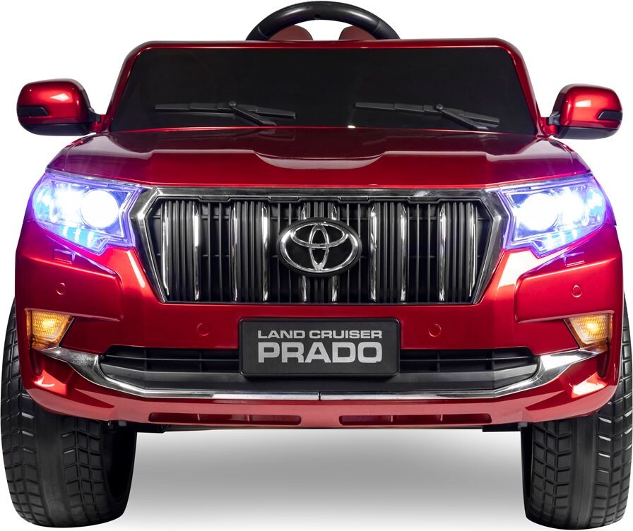 Электромобиль детский KIDSCARE Toyota Land Cruiser Prado красный - Фото 9