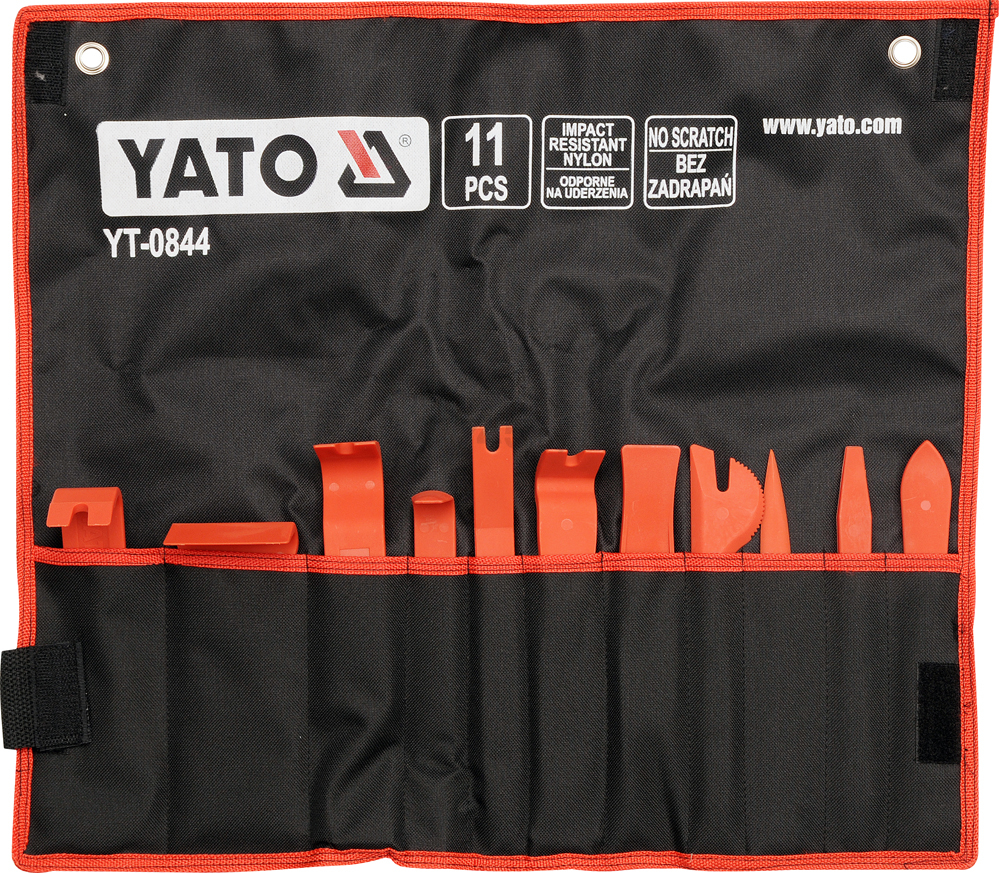 Набор съемников салонных 11 предметов YATO (YT-0844)