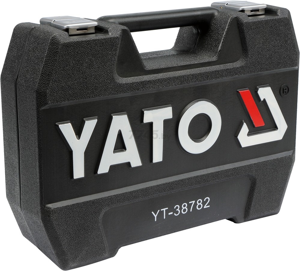 Набор инструментов 1/4", 1/2" 6 граней 72 предмета YATO (YT-38782) - Фото 3