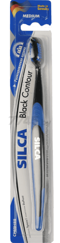Зубная щетка SILCA Med Black Contour (0161054950)