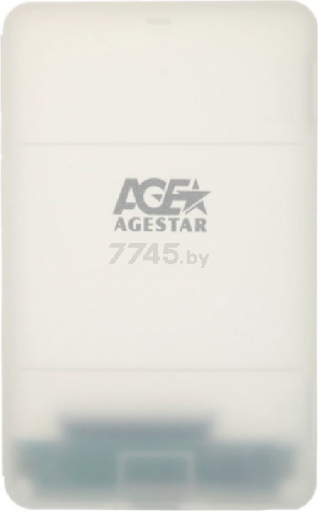 Бокс для жесткого диска AGESTAR 3UBCP3 White - Фото 2