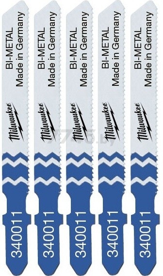 Пилка для электролобзика MILWAUKEE по металлу T118AF 5 штук (4932340011)