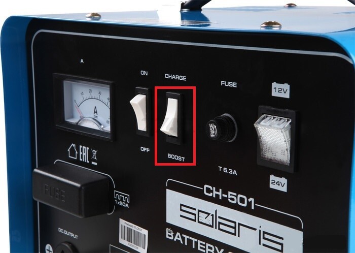 Переключатель режимов для зарядного устройства SOLARIS CH-501 (CH-501-07)
