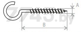 Крючок С-образный 8х100 мм цинк STARFIX 2 штуки (SMZ3-55508-2) - Фото 2