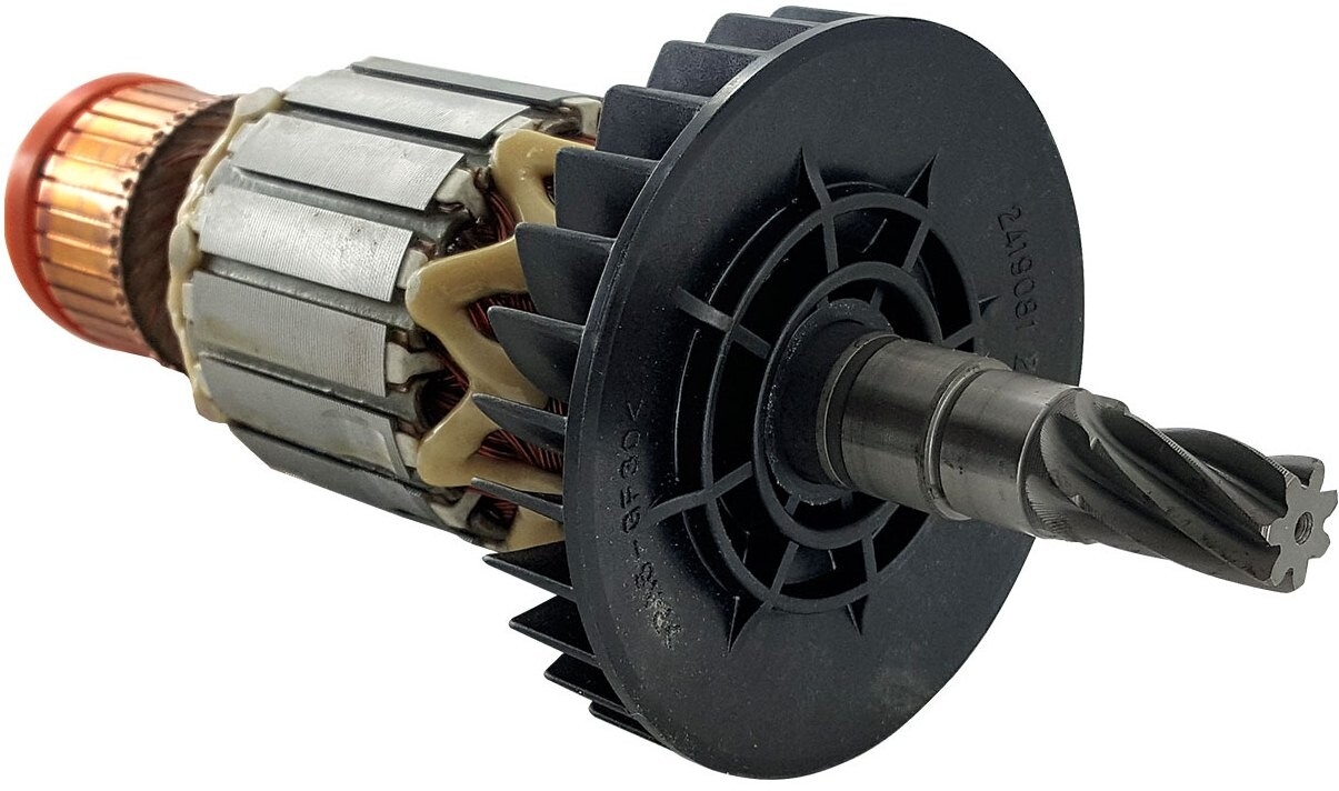 Якорь (ротор) для молотка отбойного MAKITA HM1202С/HM1242C (516803-7) - Фото 3