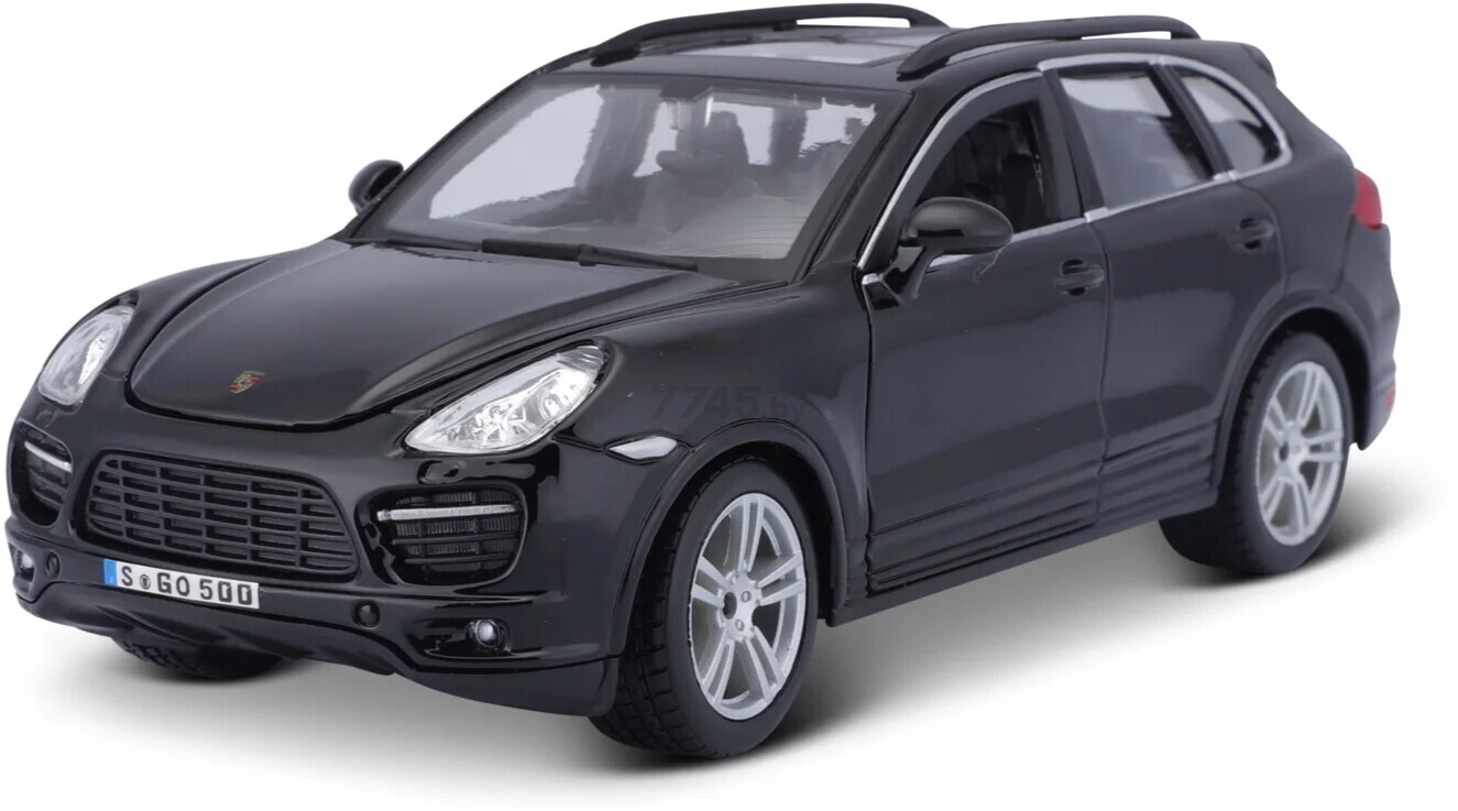 Масштабная модель автомобиля BBURAGO Порше Кайен Турбо 1:24 Black (18-21056)