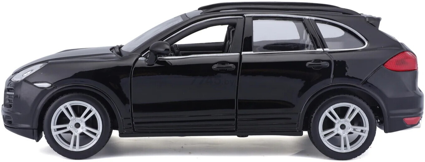 Масштабная модель автомобиля BBURAGO Порше Кайен Турбо 1:24 Black (18-21056) - Фото 2