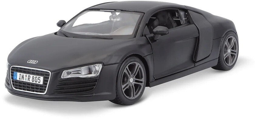 Масштабная модель автомобиля MAISTO Ауди R8 1:24 Black (31281)