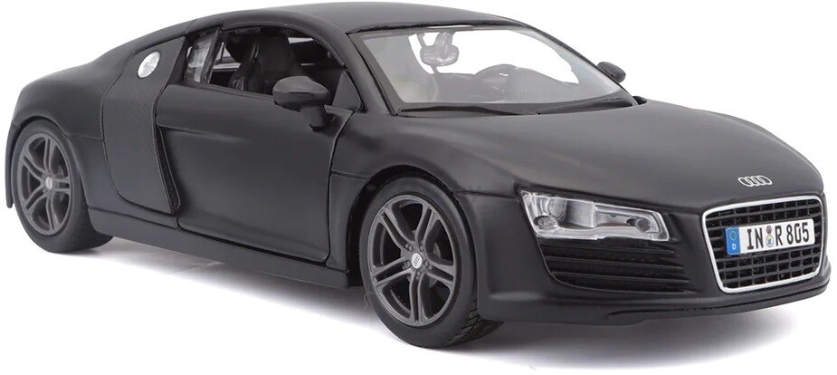 Масштабная модель автомобиля MAISTO Ауди R8 1:24 Black (31281) - Фото 9
