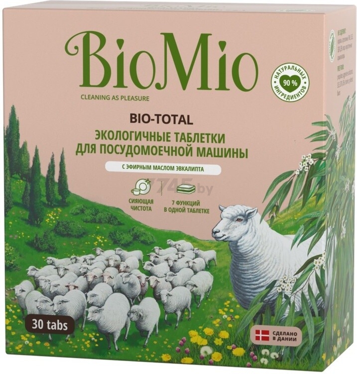 Таблетки для посудомоечных машин BIOMIO Bio-Total 30 штук (ТП-417) - Фото 5