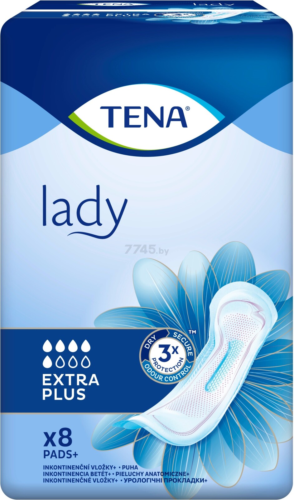 Прокладки урологические TENA Lady Extra Plus 8 штук (7322540592887)