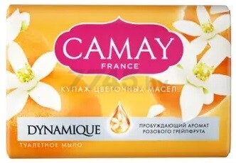 Мыло туалетное CAMAY Dynamique Grapefruit 85 гр (6221155023612)