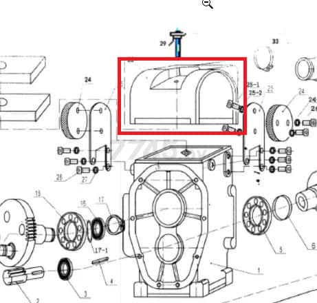 Крышка фильтра воздушного для вибоплиты BIM TR70D (SG70R011)