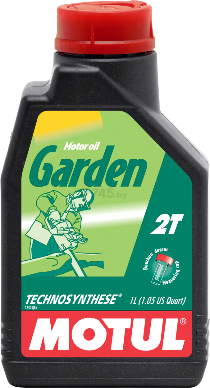 Масло двухтактное полусинтетическое MOTUL Garden 2T 1 л (106280)