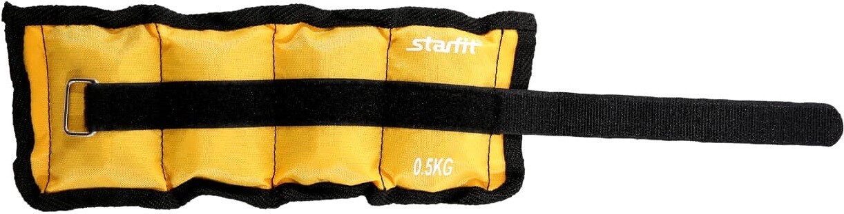 Утяжелители STARFIT WT-401 желтый 2x0,5 кг (4680031086783) - Фото 2