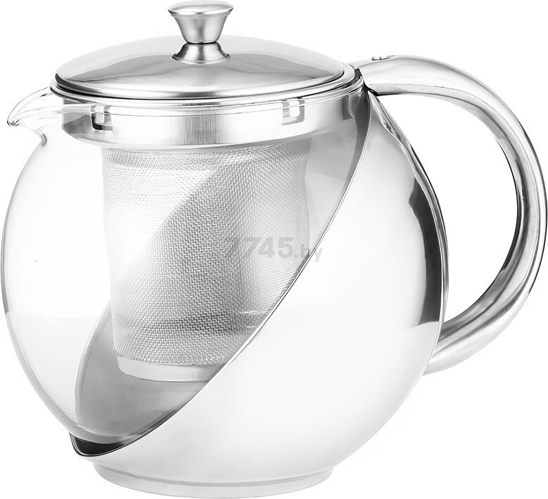 Заварочный чайник металлический LARA LR06-10 0,75 л (28765)