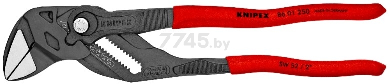 Клещи переставные-гаечный ключ 250 мм KNIPEX 86 01 250 (8601250) - Фото 5