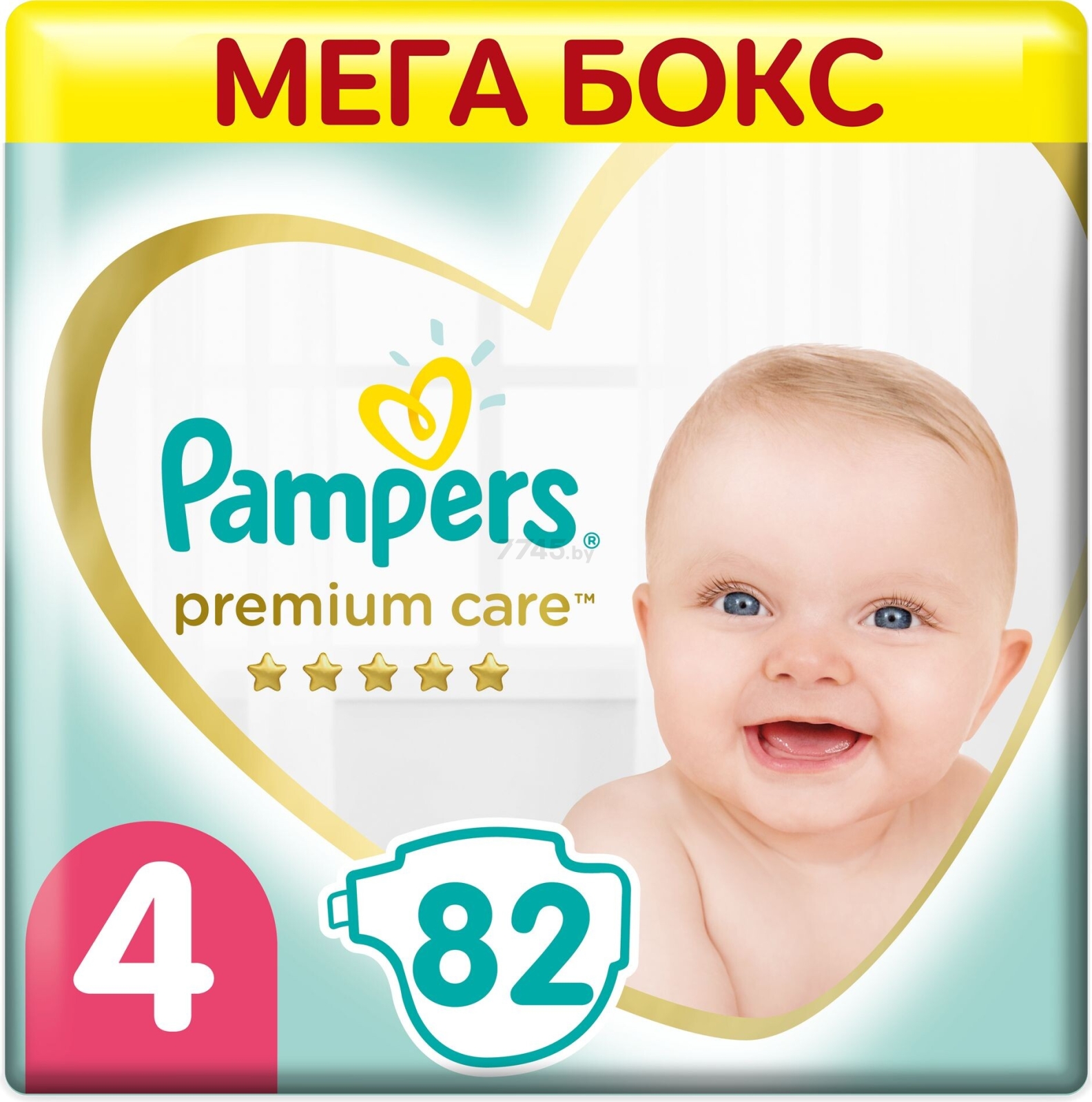 Подгузники PAMPERS Premium Care 4 Maxi 9-14 кг 82 штуки (8001090646637)