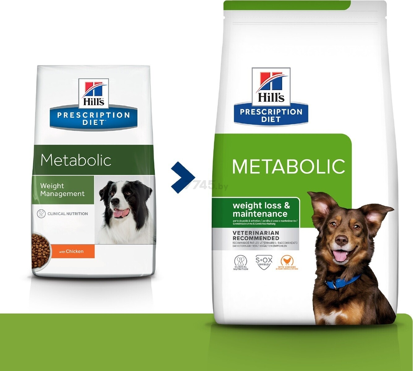 Сухой корм для собак HILL'S Prescription Diet Metabolic курица 4 кг (52742209807) - Фото 2