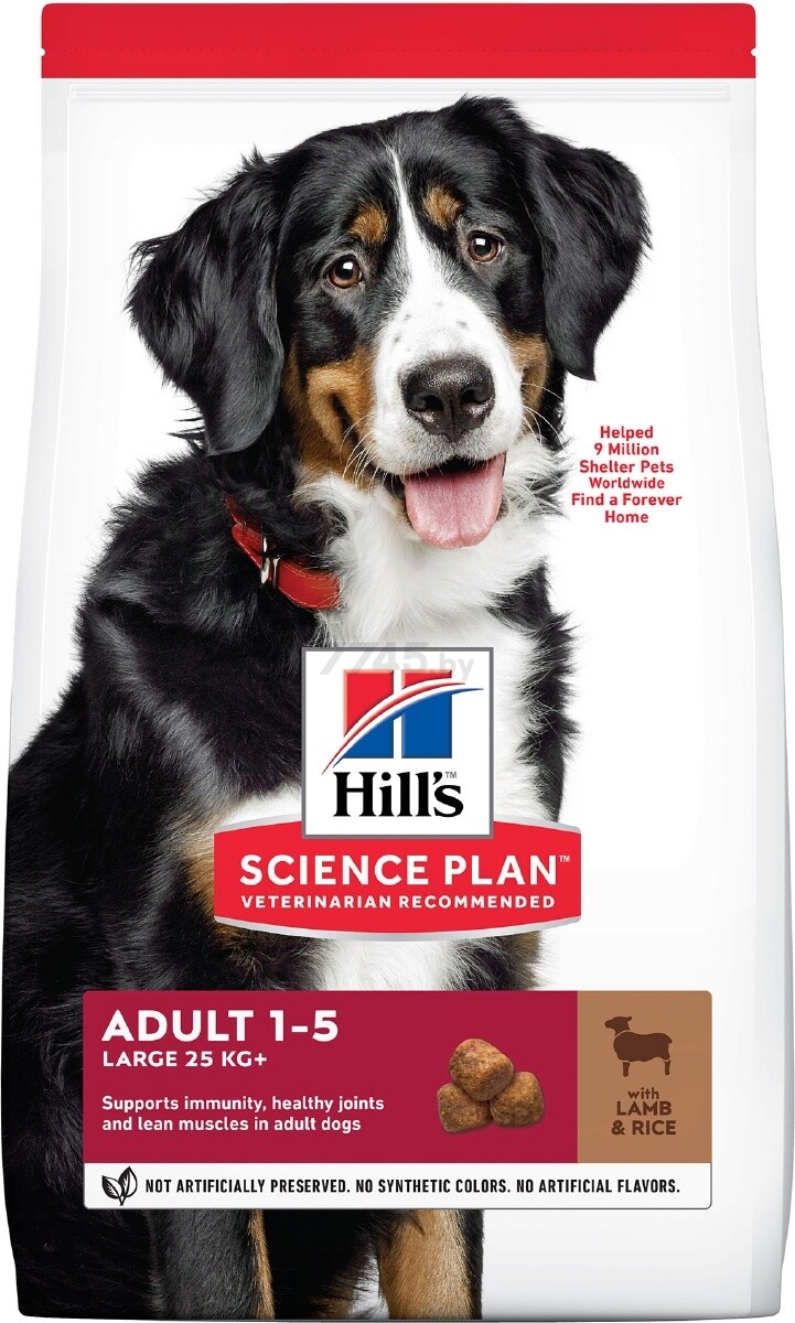 Сухой корм для собак HILL'S Science Plan Adult Large ягненок с рисом 12 кг (52742927107)