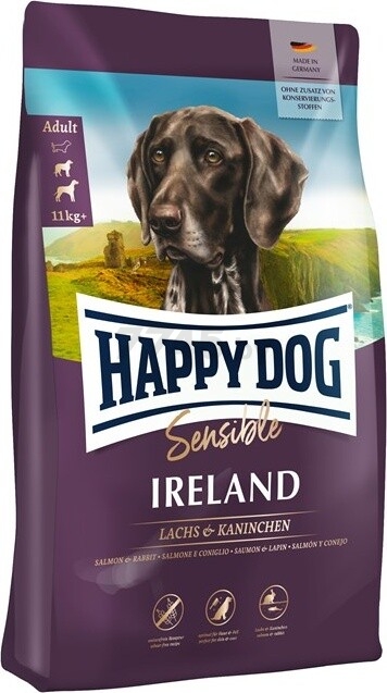 Сухой корм для собак HAPPY DOG Irland лосось и кролик 4 кг (03537)