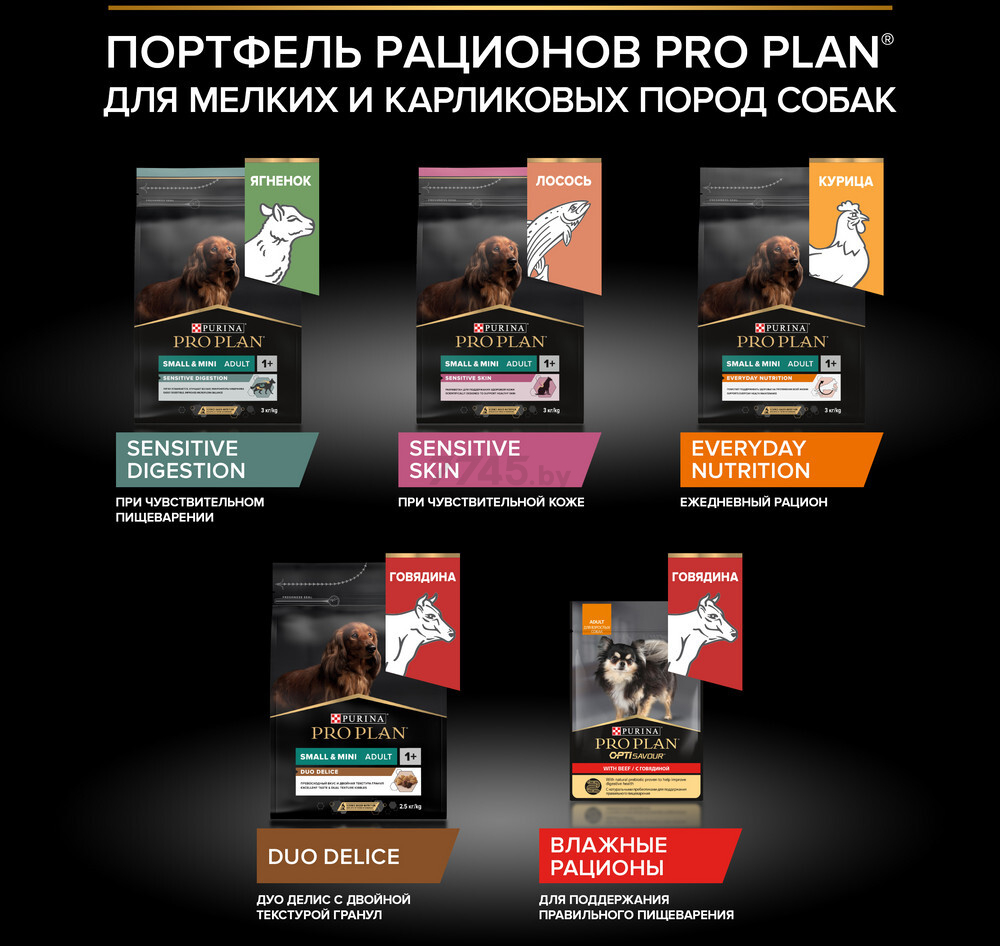 Сухой корм для собак PURINA PRO PLAN Small&Mini Adult курица с рисом 0,7 кг (7613035120778) - Фото 13