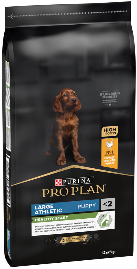 Сухой корм для щенков PURINA PRO PLAN Large Puppy Athletic курица с рисом 12 кг (7613035120365) - Фото 13