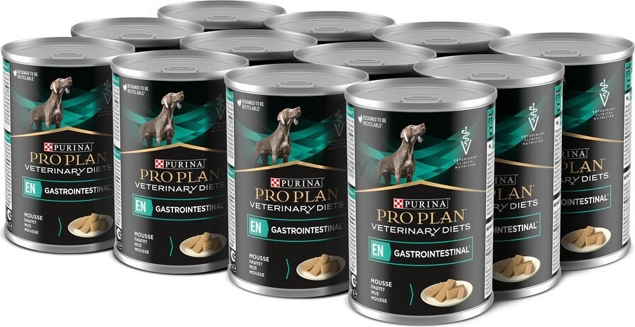 Влажный корм для собак PURINA PRO PLAN Veterinary Diets EN Gastrointestinal консервы 400 г (7613035180932) - Фото 6