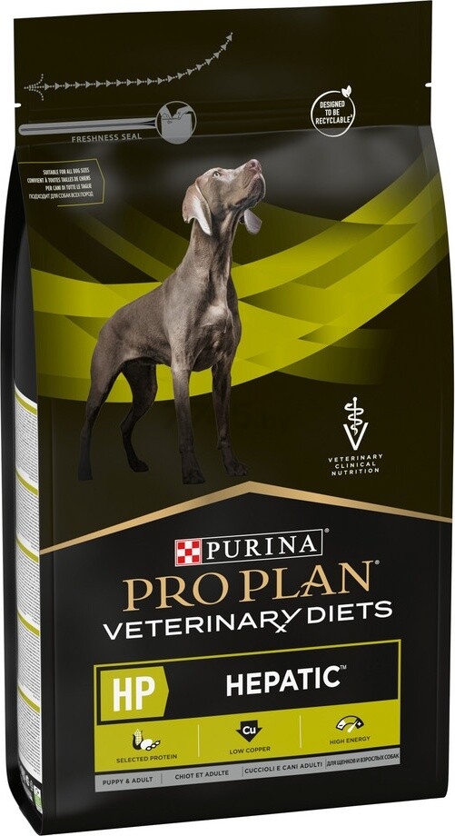 Сухой корм для собак PURINA PRO PLAN Veterinary Diets HP Hepatic 3 кг (7613034996312) - Фото 2