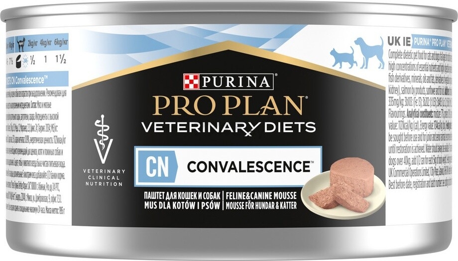 Влажный корм для кошек и собак PURINA PRO PLAN Veterinary Diets CN Convalescence консервы 195 г (8445290182616)