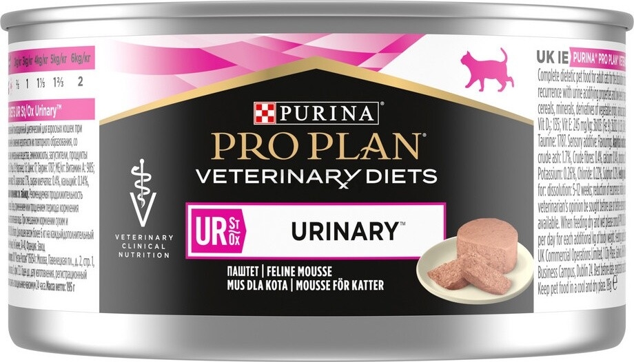 Влажный корм для кошек PURINA PRO PLAN UR ST/OX Urinary консервы 195 г (8445290182678)
