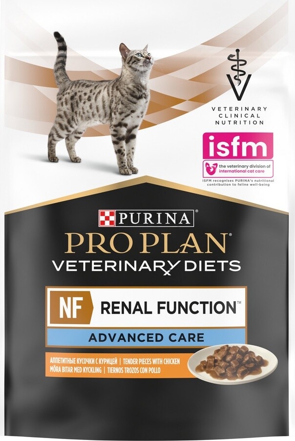 Влажный корм для кошек PURINA PRO PLAN NF Renal Function Advanced Care курица пауч 85 г (8445290035462)