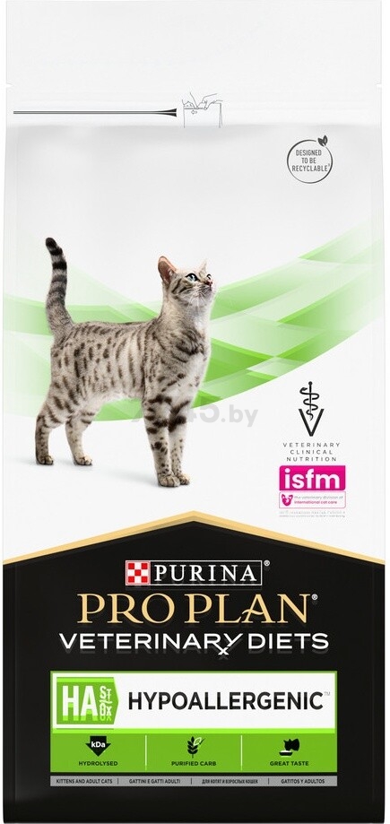Сухой корм для кошек PURINA PRO PLAN HA ST/OX Hypoallergenic 1,3 кг (7613287597458)
