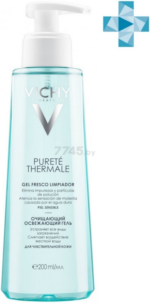 Гель для умывания VICHY Purete Thermale Освежающий 200 мл (3337871330125)